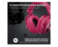 LOGITECH G PRO X 2 Lightspeed magenta 981-001275 - 1172765 - zdjęcie 7